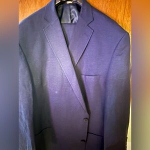 Mens Blue Oak Hill 2pc Suit Sz.4XLT 58/60